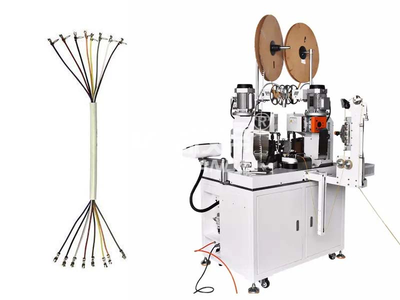 Single End Twisting Tinning and Terminal Crimping Machine for Wires